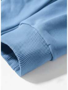 Moletom Premium canguru  irverno Passáros - Azul bebê - Visão 3