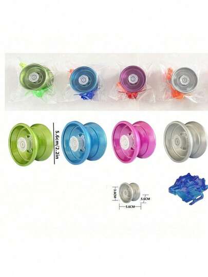 1个全新哑光金属溜溜球，学校奖品玩具，小礼物（产品为手工涂漆，可能存在轻微不均匀或细微瑕疵，请以实物为准）