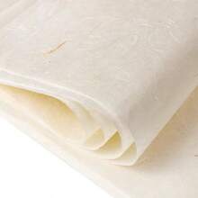 60 Sheets Mulberry Paper 8.5 X 11 Rice Paper Handmade Decoupage Sheets For Writing Drawing Scrapbooking And DIY Art Craft Cream - Be - Xem 8