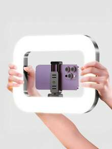 YM200 Handheld Ring Light, Suitable For Smartphone Photography - Color Temperature 2000K-8500K, CRI96+, Adjustable Brightness, Portable Selfie Light, Suitable For Selfie And Live Streaming - Multicolor - View 1