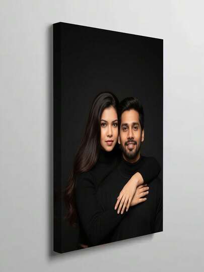 1pc Customized Canvas Wall Art Poster, Personalized Canvas Painting Suitable For Bathroom, Bedroom, Office, Living Room Wall Decor