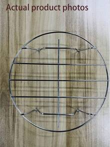 1个不锈钢圆形蒸架，厨房用具，高架蒸架，四角蒸笼，蒸架，厨房工具，厨房用品，食品，厨房，旅行，厨房配件，厨房工具，厨房小工具 - 銀色 - 查看 18