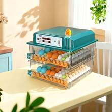 Incubadora 120 Huevos Automática Doble Energía | Hogar Crianza | Incubadora Avícola | Versátil Confiable - Multicolor - Ver 9