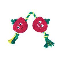 Fruit And Vegetable Shaped Plush Knot Toys, Chew Ropes, Dog Rope Toys, Suitable For Small Dogs, Tough Dog Chew Toys, Knot Tug-Of-War Toys, For Teeth Cleaning, Tug-Of-War, Beneficial To Dogs' Mental Health, Dental Health And Teeth Cleaning, Dog Gifts, Companion Toys, Interactive Toys - Multicolor - View 11