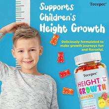 Bunkell Height Growth Gummies - With Vitamin, Zinc, L-Arginine, L-Glutamine - Support Joinr & Bone Density Health - 60 Gummies - 1瓶 - 查看 4