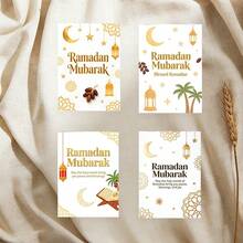 Customized Cards, Ramadan Cards, Customized Greeting Cards, Gift Cards, Message Cards, Postcards, Ramadan Greeting Cards, Party, Restaurant, Ramadan, Gatherings, Holidays - Ramadan Greeting Card - 10x14cm - View 4