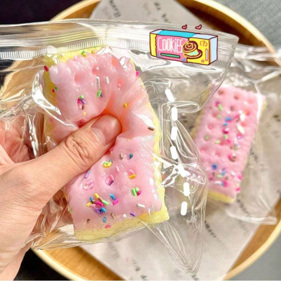 2026 New Realistic Cookie Squeeze Toy - Perfect Gift For Birthday, Holiday, Couple, Halloween, Christmas, Gamer Enthusiast