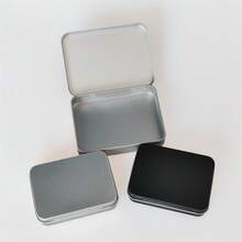 1 hộp đựng thuốc lá bằng kim loại cỡ nhỏ/lớn, nắp kim loại, hộp đựng thuốc lá di động, hai kích cỡ để lựa chọn, hộp đựng kẹp và phụ kiện. - hộp đựng thuốc lá - Xem 11