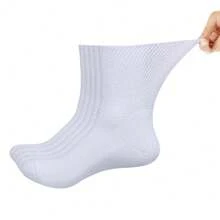 2/4/6pairs Extra Wide Socks Designed For Swollen Feet, Featuring A Unisex Comfort Style With A Non-Restrictive Top, Available In A Classy Black Color, Perfect For Year-Round Use - Multicolor - View 7
