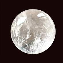 1pc Natural Quartz Crystal Ball Square Stone Ball, Interior Displays Different Translucent Landscapes, Desktop Decoration, Collectible, Best Gift For Family And Friends: Crystal Ball - Clear - View 5