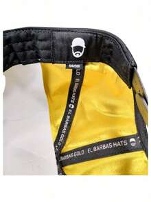 [Envío urgente][Oferta exclusiva]Gorra Barbas B Chrome 24k Hats Mod B Cruces Negro Unitalla - negro - Ver 6
