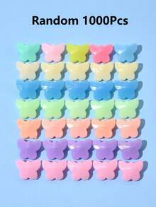 15mm マット アクリル ペンタグラム ビーズ 100/200/500/1000個入り、DIYブレスレットとネックレス作り、知的発達を促す教育用ビーズ - マルチカラー - チェックする 33