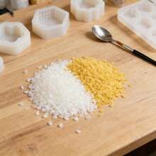 1 Lb Pure White And Yellow Beeswax Pellets - Suitable For Handmade Candles, Granular Candle Wax With Clean Burn And Long-Lasting Fragrance, Professional Candle Making Tool Kit - 1 - View 4