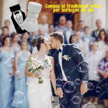 Tendencia24 Burbujas Novia & Novio Burbujeros Smoking Fiesta BodaCalidad premium - Blanco - Ver 8