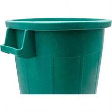 70 Liter Universal-Mülltonne mit Deckel und 2 Tragegriffen in Grün - Mehrfarbig - Übersicht 6