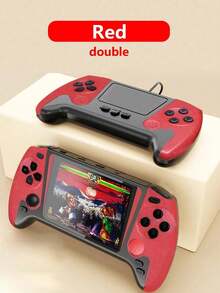 Q21 Handheld Game Console, Portable Video Game Player With 500 Retro Games, 3.5" HD Screen, Rechargeable Battery, TV Connection, Classic Red Blue/Blue/Red/White Color Scheme - Multicolor - View 16