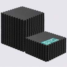 Exercise Mats - L. 108 Square Feet (108 Tiles) - Black - View 9
