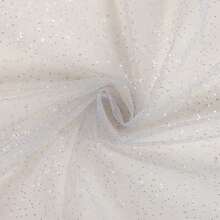 1pc Dotted Mesh Fabric, Shiny Dot Texture, Suitable For Wedding, Party Dress, DIY Crafts - Multicolor - View 20