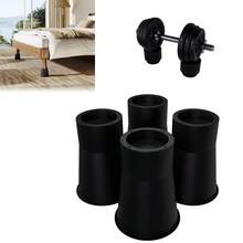 LILIIN 8-Piece Round Table Risers 12cm + 6.5cm High Combination, Adjustable Bed & Chair Risers, Stackable Furniture Lifting Pads Made Of PP, Table Leg Extensions For Sofa, Bed Feet & Table - Round Height Increaser - View 2