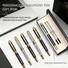 1 Set High-End Ballpoint Pen | Free Laser Engraving Customization | Black Ink Elegant Office Gift Set | Exquisite Ballpoint Pen With Gift Box Packaging | Birthday Gift | Daily Office Use, School Supplies, Work Pens, Graduation Gifts | Back-To-School Gift | Mother's Day Gift | Teacher's Day Gift - Nhiều màu - Xem 10