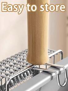1pc Stainless Steel Cat Litter Scoop, Cat, Hamster, Rabbit, Guinea Pig, Toilet Broom Accessories, Pet Professional Cleaning Tools, Fecal Spoon, Small Hole Bentonite Mineral Sand, Chicken Manure Shovel, Filter Shovel, Easy To Clean Reptile Glass Container, Sand Garbage, Beach Shovel, Pet Supplies - Red and White - View 4