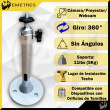 TendenciaSoporte Proyector Universal Giratorio Ajustable De Techo 5kg PlateadoCalidad premium - Plateado - Ver 4