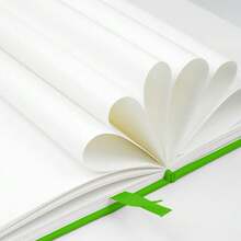 Cuaderno de notas en blanco, A5, 160 páginas 100 g/m² Libros de bocetos con tapa dura Diario para escribir, 5.7 pulgadas x 8 pulgadas Cuadernos para el trabajo (Verde) - Verde - View 6