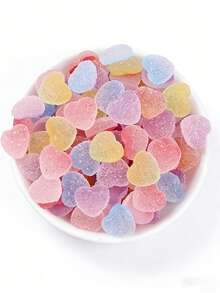 10/30/50/80/100/150/200/300/500pcs Vibrant Candy Color Heart Shaped Resin Beads - Essential Jewelry Making Supplies For Unique Accessories - Ideal For DIY Projects And Handmade Gifts - Multicolor - View 4