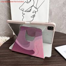 1pc Ombre Pink Butterfly Tablet Case - Minimalist Elegant Style, Tri-Fold Stand And Shock-Proof Protection With Pencil Slot, Suitable For IPad 10.9/10.2/Air 5th Gen/Pro11/10th/9.7/Air 2/IPad (7th Gen)/IPad (8th Gen)/IPad Air 4/5/IPad Pro 11/IPad 10th Generation 10.9 Inch 2022 Smart Cover/IPad Air 13(M3 2025)/IPad Air 11(M3 2025)/IPad Air 11(M3 2025)/IPad 11(A16 2025), Auto Wake/Sleep Function - Multicolor - View 7