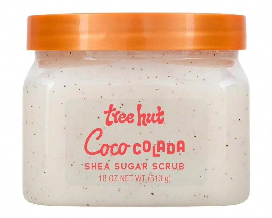 Tree Hut Coco Colada Shea Sugar Scrub, 18 Oz, Ultra Hydrating And Exfoliating Scrub For Nourishing Essential Body Care - ColorD - 查看 1