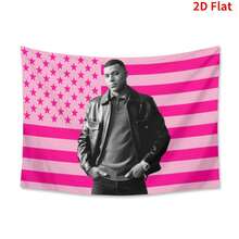 Mbappé Kylian USA Tapestry French Flag Banner - Reals Madrid Fans Merengues Liga Champions Soccer Durable Indoor Or Outdoor Football Soccer - pink 1pc - View 1