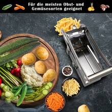Stainless Steel Multi-Function Vegetable & Fruit Slicer - Perfect For Potatoes, Onions, Carrots & More - Durable Kitchen Gadget For BBQs & Outdoor Cooking - A - View 7