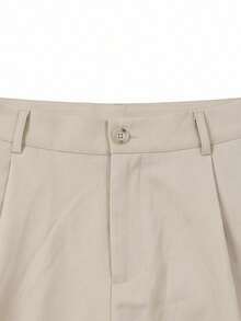 Quần dài lửng 3/4 màu mơ dành cho nam, thích hợp mặc hàng ngày và đi làm. - Màu Khaki - Xem 5