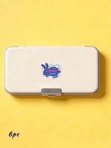 6/12/24pc Customized Easter Stickers(6 Style), Personalized Text Easter Stickers,Cute Egg Bunny Easter Label Stickers, Easter Stickers,Easter Party Stickers, Happy Easter Sticker,Stickers Customizable - Multicolor - View 13