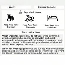 1件套赫卡忒之轮项链，赫卡忒的魔法星环，不锈钢首饰套装，女士款 - 銀色 - 查看 4