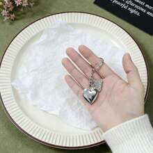 1个情书钥匙扣，包包挂件，送给女性的精美礼物，生日礼物 - 彩色 - 查看 4