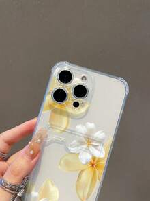 Ốp lưng điện thoại TPU trong suốt chống sốc hình hoa ly vàng, 1 chiếc, có thể dùng làm quà tặng ngày lễ, tương thích với iPhone XS/XS Max/XR/11 12 13 14 15 16 Pro/17/Pro Max/14 15 16 Plus, có ngăn đựng thẻ. - Trong sáng - Xem 8