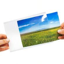 PACK OF 12 Magnetic Photo Fridge Display Frame Picture Pockets Clear 4" X 6" - A - View 3