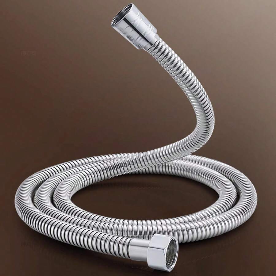 1根不锈钢淋浴软管，浴室淋浴喷头软管，热水器进水软管，1.5米/2米高密度 - 多色 - 查看 1
