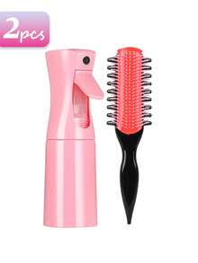 1/2/3/4/5/6/11/12pcs Hair Styling Set: Brand New 9-Row Comb, Detachable Curling Comb With Side Teeth, Upgraded Styling Comb, 200ml Spray Bottle With Excellent Sealing And Anti-Leakage Design, Edge Comb, Detangling Comb, Tail Comb Hair Tool Kit - Multicolor - View 16