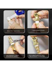 2PCS Universal Car Tire Valve Clip Solid Metal Quick Inflat Nozzle Tire Pump Nozzle For Truck Motorcycles - Single Style - View 5