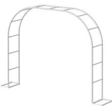 EZIFY 1 Pack Black Metal Garden Arch - Freestanding With Base, 2 Sizes For DIY Assembly, Perfect For Wedding Decoration & Climbing Plants - 黑色 - 附底座 - 查看 6