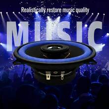 4英寸车载扬声器，中低音扬声器，大音量车载扬声器，适用于汽车音响、KTV、DIY低音炮扬声器 - A - 查看 5