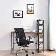 Escritorio Minimalista Moderno Conlibrero Ejecutivo-melamina - Albaricoque - Ver 8