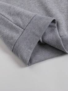 Disney Mickey Mouse Friend Pattern Print, Soft Children's Hoodie, Suitable For Daily Leisure, Family Outings And Other Scenes To Wear. - 灰色 - 查看 4