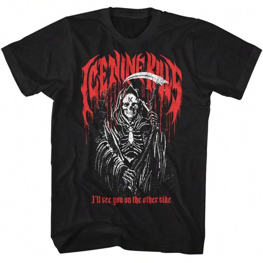 Ice Nine Kills Reaper Black T-Shirt - Black - View 1