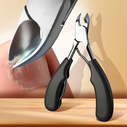 ANDVICTORY 1 chiếc kìm cắt móng tay bản rộng, phù hợp với móng dày, có thể dùng để cắt móng mọc ngược, chất liệu thép không gỉ, dụng cụ cắt móng, dụng cụ làm móng chân.