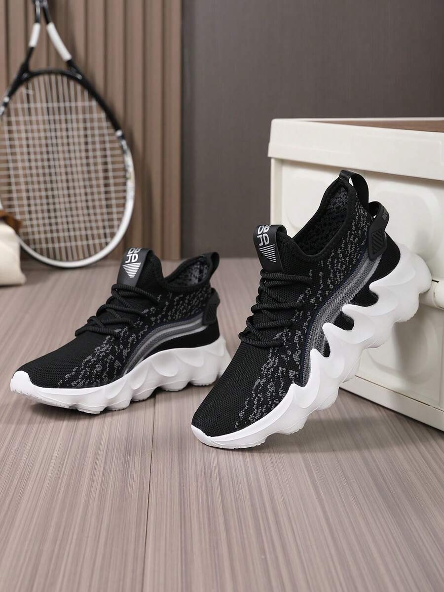 Sepatu Lari Outdoor High-Top Baru, Modis, Serbaguna, Sepatu Olahraga Kasual Pasangan, Tersedia Ukuran Besar