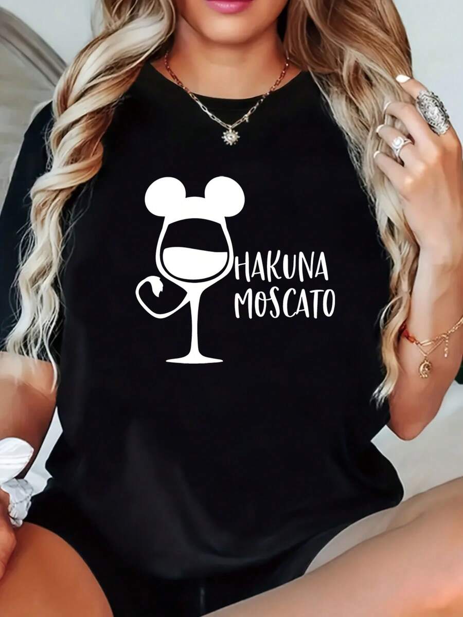 Hakuna Moscato Sweathirt, Sweatshirt, Animal Kingdom, Custom Sweathirt, Disneyworld Sweat, Vacation Sweatshirt.Jpg - màu đen - Xem 1