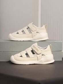 1 Pair Kids Classic Sandals, Boys Casual Closed Toe Sandals, Girls Sports Sandals, Toddlers Walking Sandals - White - View 3